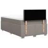 "2024"cloris Boxspringbett mit Matratze Taupe 120x190 cm Produktbild-Vorschau 7