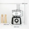 Bosch MCM3501M Küchenmaschine MultiTalent 3, 800 Watt, Produktbild-Vorschau 4