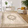 Teppich Wohnzimmer Schlafzimmer Kurzflor Vintage Produktbild-Vorschau 1