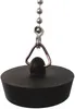 Jumada's Waschbeckenstöpsel 38 mm – Gummistopfen mit Kette Produktbild-Vorschau 1