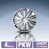 4 STK 15 Zoll Giga silber PETEX Radkappen Radzierblenden Produktbild-Vorschau 4