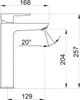 Novaservis Metalia 58 - Waschtischarmatur, chrom 58501/1,0 Produktbild-Vorschau 2