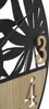 Mauro Ferretti Wanduhr Palme Ø 60x2,5 cm schwarz braun Produktbild-Vorschau 2