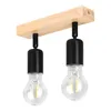 MasterLED Deckenstrahler - E27, 2 flammig, Schwarz, Holz, Produktbild-Vorschau 3