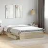 vidaXL Rám postele se zásuvkami Sonoma dub 120x190cm Náhled obrázku produktu 2