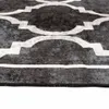 vidaXL Teppich Waschbar Schwarz und Weiß 80x150 cm Produktbild-Vorschau 6