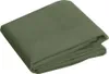 A folded green tarp is shown on a white background. Voir les images du produit