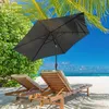 Wolketon 3m-3m Parasol de marché avec manivelle UV40+ Voir les images du produit 14