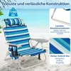 COSTWAY 2 chaises de plage pliantes, chaises de camping Voir les images du produit 6