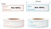 Gefrierschranketiketten 300 Stück, Papier Aufkleber 2,5 x Produktbild-Vorschau 2