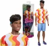 Barbie Fashionistas Poupée Ken avec chemise rouge et orange Voir les images du produit 14