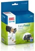 The image shows the packaging of a Juwel EasyFeed automatic fish feeder. Produktbild-Vorschau