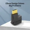 Adapter hdmi 4k 270º vention aiqb0/hdmi męski na hdmi Podgląd zdjęcia produktu 4