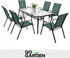 Chaises de jardin en métal pour terrasse Balcon Fauteuil de Voir les images du produit 10
