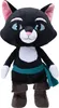A plush toy of a black cat character, dressed in a pirate-like outfit. Podgląd zdjęcia produktu