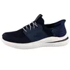Skechers Slip-ins Delson 3.0 Lavell Herren Sneaker Blau Produktbild-Vorschau 3
