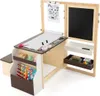 Kinder-Kunststaffelei-Set mit Kreidetafel und Whiteboard Produktbild-Vorschau 1