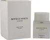 Bottega Veneta Illusione Parfumflakon mit weißer Kappe und transparentem Duft, daneben schlichte Verpackung mit Tonka Solaire Aufdruck. Produktbild-Vorschau