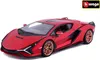 A red Lamborghini Sian FKP 37 model car is displayed on a white background. Anteprima dell’immagine prodotto