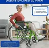 Rollstuhl Faltbar Aluminium Klappbarer Rollstuhl Leicht Produktbild-Vorschau 4