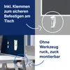 Magnetoplan Tischtrennwand VarioPin - 160x50cm - Produktbild-Vorschau 7