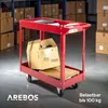 AREBOS Werkstatt-Rollwagen | Montagewagen mit 2 Fächern | Produktbild-Vorschau 5