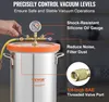 A vacuum chamber with various components and labels highlighting its features. Náhled obrázku produktu