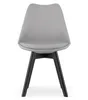 Lot de 4 chaises de salle à manger Chaise de salon 4x grise Voir les images du produit 6