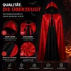 Roter Vampir Umhang mit Kapuze – Kostüm für Kinder & Produktbild-Vorschau 7