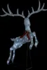 vidaXL LED-Rentier Fliegend Weihnachtsdeko 120 LEDs Weiß Produktbild-Vorschau 9