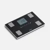 A black digital scale with four gray sensor pads and a digital display showing '24.0'. Produktbild-Vorschau