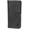 A black flip case for a smartphone is shown against a white background. Produktbild-Vorschau