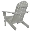 vidaXL Sedia da giardino Legno Grigio Anteprima dell’immagine prodotto 10