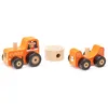 CUBIKA Traktor mit Anhängerkupplung - Holzpuzzle mit Magnet Produktbild-Vorschau 4