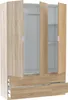 Drei-Türen-Garderobe Weymouth 135x52 cm Braun Kleiderhaken Produktbild-Vorschau 1