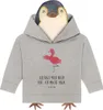 Mr. & Mrs. Panda Organic Baby Hoodie Flamingo Yoga 12. - Produktbild-Vorschau 2