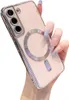 A hand holding a clear phone case with a magnetic ring on the back. Náhled obrázku produktu