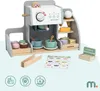 A wooden toy coffee and ice cream bar with various accessories. Anteprima dell’immagine prodotto