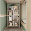 Kinder-Etagenbett 90x200 cm aus Kiefernholz & MDF Hausbett Produktbild-Vorschau 4