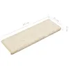 vidaXL Stufenmatten 15 Stk. 65x21x4 cm Weiß Rechteckiger Produktbild-Vorschau 6