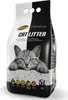 A bag of Hilton cat litter with a cat peeking over the top. Produktbild-Vorschau