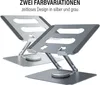 Laptop Ständer Höhenverstellbar mit 360° drehbarer Basis Produktbild-Vorschau 8