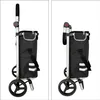Carrello della spesa Relaxdays, 2 ruote grandi, scomparto Anteprima dell’immagine prodotto 9