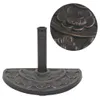 vidaXL Pied de parasol résine semi-circulaire bronze 9 kg Voir les images du produit 7