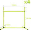 NAIZY Honden Agility Set, 4 slalomstokken, hindernissen set Productafbeelding-voorbeeld 2