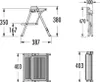 Scala pieghevole Hailo 4410001 Stepfix 2 gradini con ganci Anteprima dell’immagine prodotto 5