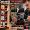 AJIEQAQ accuschroefboormachine 21V set, accuslagboormachine Productafbeelding-voorbeeld 21