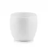 Keramischer Blumentopf weiße Kugel 15x12cm dekorativ Produktbild-Vorschau 2