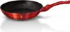 A red metallic line granitbratpfanne (frying pan) with a black speckled interior and a red handle, shown on a white background. Náhled obrázku produktu