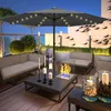 EINFEBEN 3m Sonnenschirm mit LED Solar Marktschirm mit Produktbild-Vorschau 10